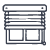 Premium blinds icon